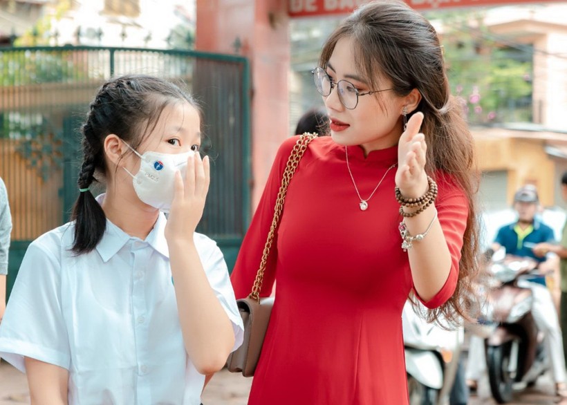 Các trường học ở Hà Nội vẫn tổ chức dạy học bình thường.