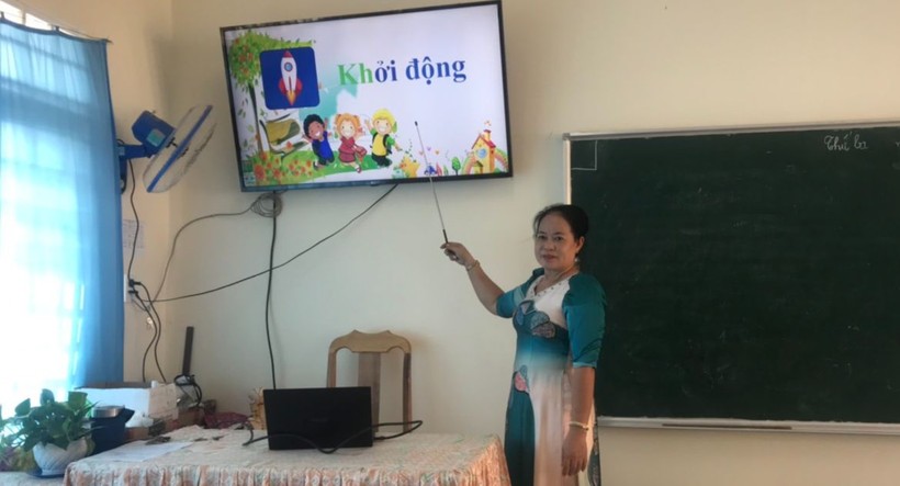 Cô giáo Châu Thanh Tuyền. Ảnh: NVCC
