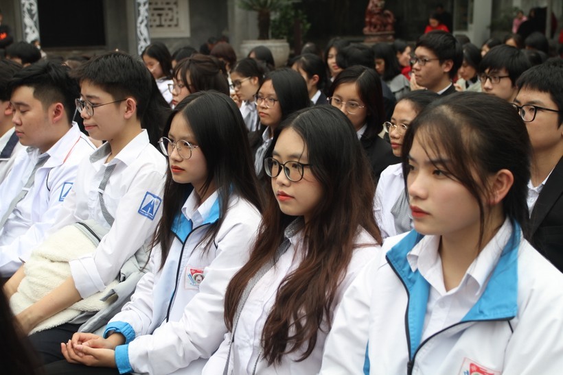 Học sinh Hà Nội tham dự kỳ thi chọn học sinh giỏi quốc gia năm học 2023 - 2024.