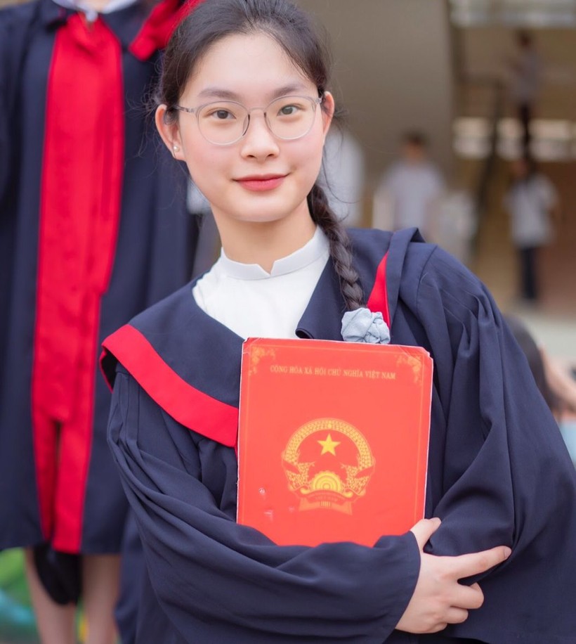 Nguyễn Như Phương sinh viên năm nhất, ngành Luật quốc tế, Học viện ngoại giao. Ảnh NVCC