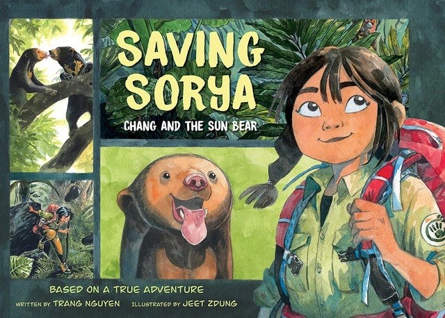Tác phẩm “Saving Sorya: Chang and the Sun Bear” (phiên bản tiếng Anh của “Chang hoang dã - Gấu” do NXB Pan Macmillan phát hành). Ảnh minh họa: ITN.