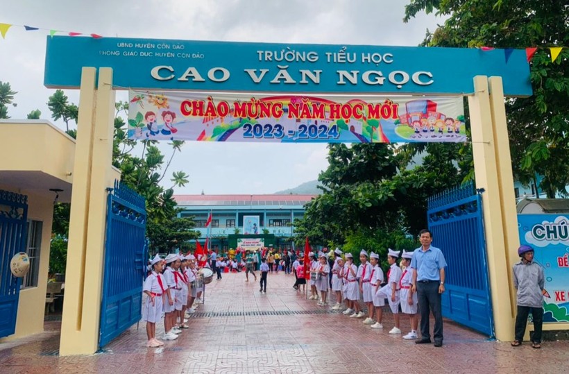Trường Tiểu học Cao Văn Ngọc (Côn Đảo). Ảnh: NVCC