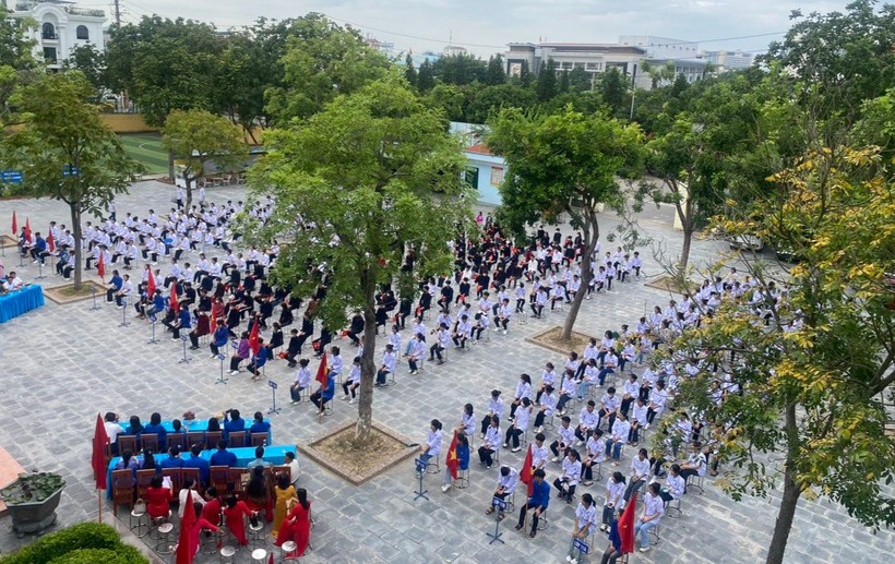 Hình ảnh tại Trường DTNT tỉnh Bắc Giang. Ảnh: NTCC