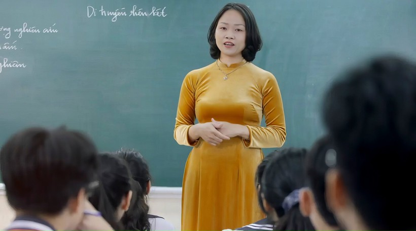 Cô Trần Thị Thanh Xuân - Trường THPT chuyên Lê Hồng Phong (Nam Định). Ảnh: NVCC
