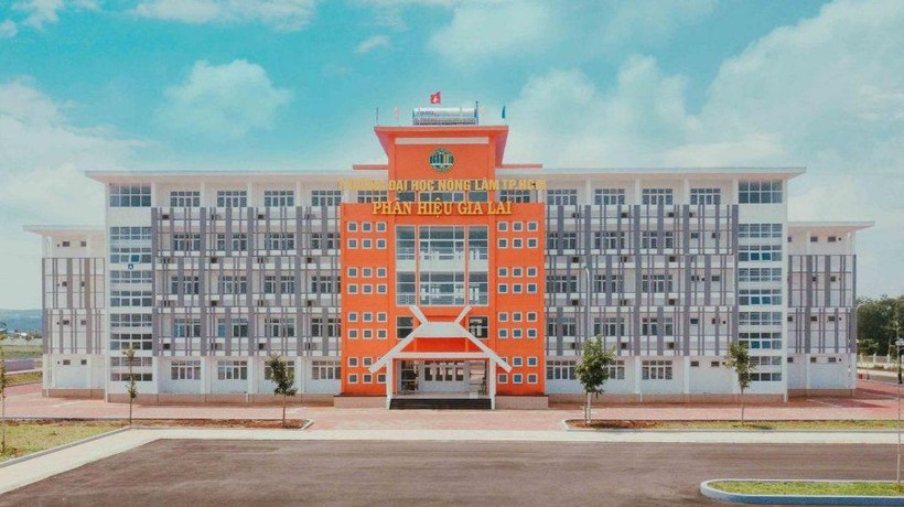 Phân hiệu Trường Đại học Nông Lâm TPHCM tại tỉnh Gia Lai. Ảnh: NLU