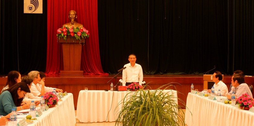Bí thư Thành ủy Đà Nẵng Trương Quang Nghĩa và đoàn làm việc của TP Đà Nẵng rất quan tâm đến tiến độ dự án làng Đại học.