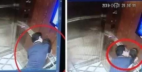 Người đàn ông sàm sỡ bé gái tại chung cư Galaxy tại TP Hồ Chí Minh được cho là ông Nguyễn Hữu Linh - Phó Viện Trưởng Viện kiểm sát nhân dân TP Đà Nẵng. (Ảnh cắt từ clip)