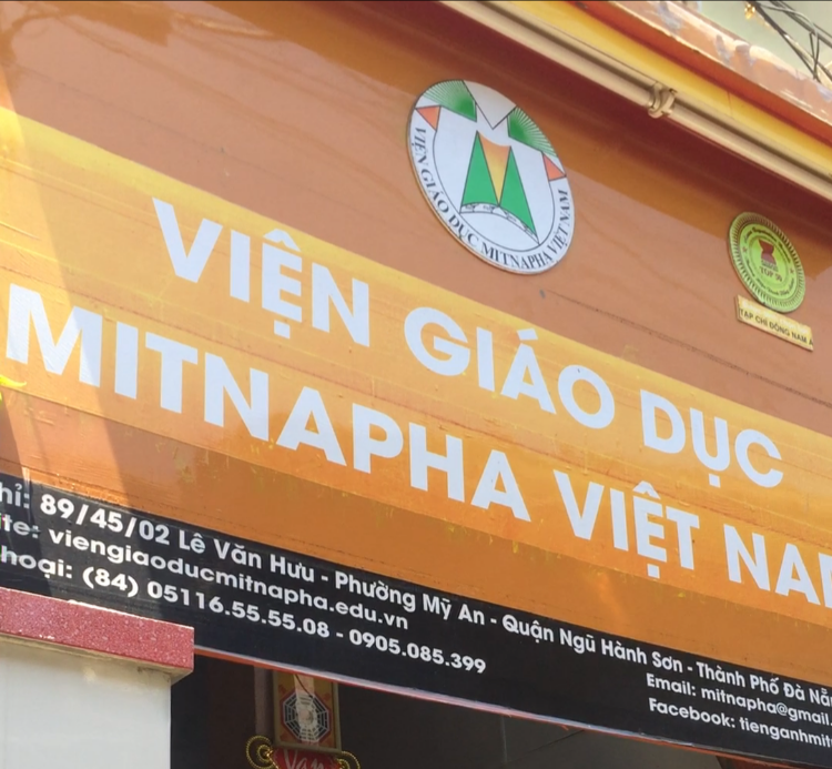 Viện Giáo dục Mitnapha Việt Nam nơi ông Ngô Văn Minh tổ chức luyện thi TOEFT đồng thời cũng là nhà riêng của ông Minh.
