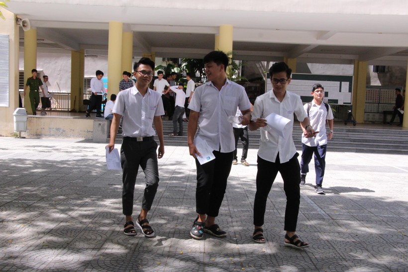 Học sinh lớp12 TP Đà Nẵng tham dự kỳ thi THPT quốc gia 2019.
