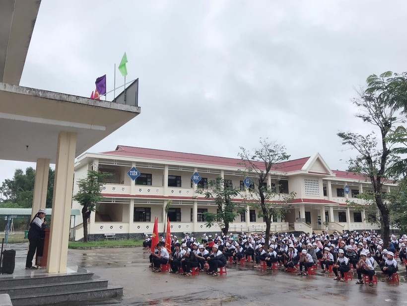 Học sinh Trường THCS Lê Quý Đôn (Phú Ninh, Quảng Nam) sinh hoạt ngoại khóa.