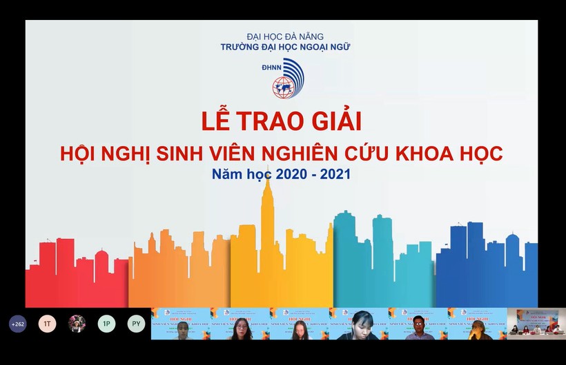 Trường ĐH Ngoại ngữ, ĐH Đà Nẵng tổ chức Hội nghị SV NCKH bằng hình thức trực tuyến