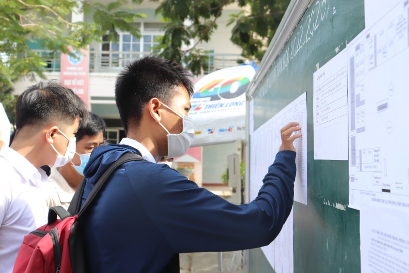 Thí sinh Đà Nẵng xem danh sách và sơ đồ phòng thi trong kỳ thi tuyển sinh vào lớp 10 THPT công lập năm 2022. 