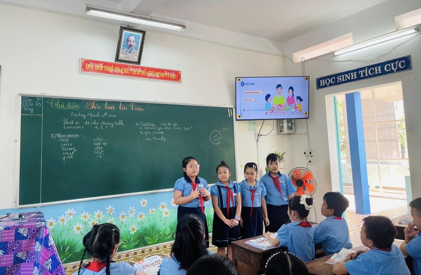 Giờ học tiếng Anh lớp 3 Chương trình GDPT 2018, Trường Tiểu học Ngô Sĩ Liên (quận Liên Chiểu, TP Đà Nẵng). 