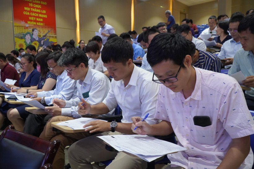 ĐH Đà Nẵng tập huấn nghiệp vụ kiểm tra công tác coi thi Kỳ thi tốt nghiệp Trung học phổ thông (THPT) năm 2023.
