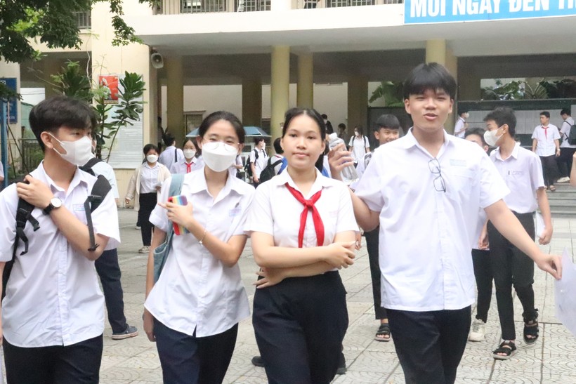 Thí sinh Đà Nẵng dự thi kỳ thi tuyển sinh vào lớp 10 năm học 2023 - 2024. 