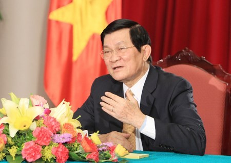 Chủ tịch nước Trương Tấn Sang:  “Xây” phải đi đôi với “chống”, để giữ gìn, củng cố lòng tin của nhân dân...