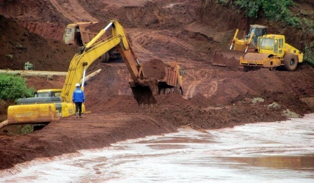 Giải pháp khắc phục sự cố sạt lở đập hồ thải quặng bauxit Tân Rai