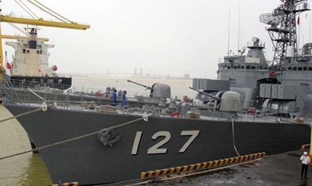 Hai chiến hạm tự vệ biển Nhật Bản sắp thăm Đà Nẵng