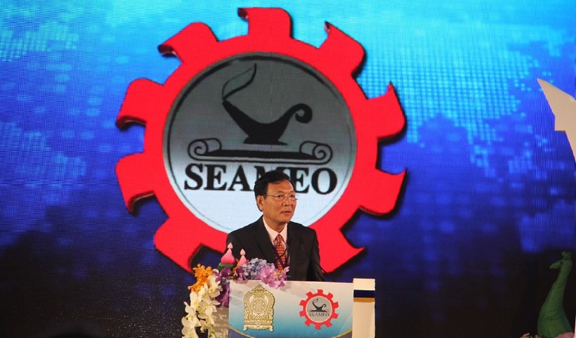 Bộ trưởng Phạm Vũ Luận phát biểu khai mạc Hội nghị SEAMEC 48