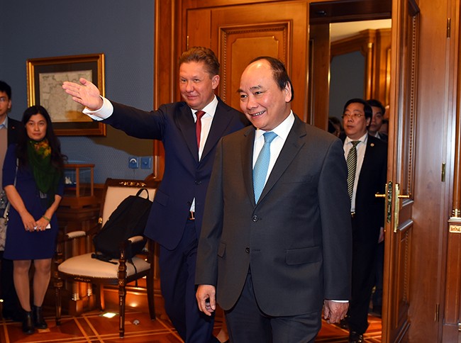 Thủ tướng Nguyễn Xuân Phúc thăm và làm việc với Tập đoàn Gazprom.