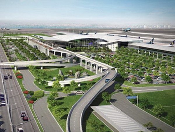 Phối cảnh dự án sân bay Long Thành. Ảnh: TTXVN
