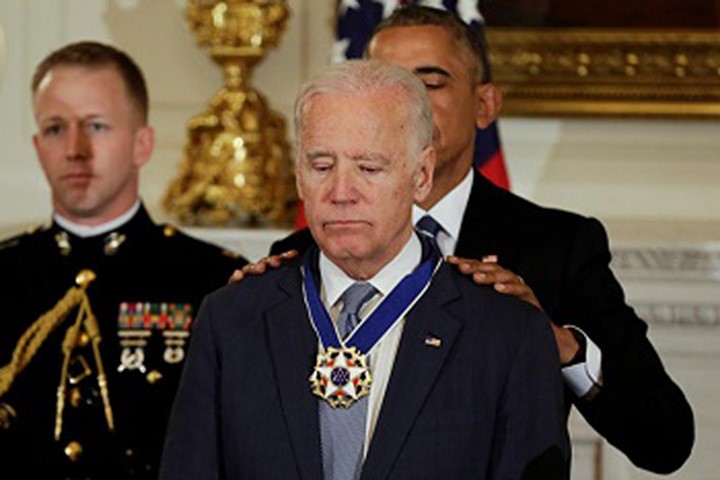 Phó Tổng thống Joe Biden là sự lựa chọn đầu tiên của Tổng thống Obama cho nội các của mình. Ảnh: Reuters