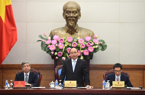 Thủ tướng Nguyễn Xuân Phúc khẳng định sẽ "luôn lắng nghe bất cứ nhà khoa học nào có những ý tưởng xây dựng đất nước". Ảnh: VGP/Quang Hiếu