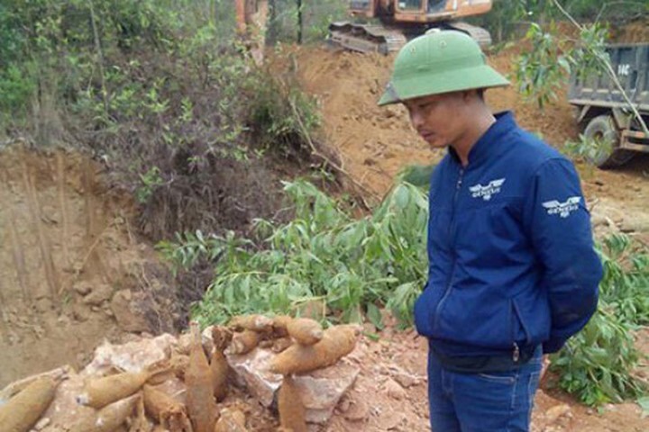 Phát hiện hầm đạn pháo "khủng" ở Quảng Ninh