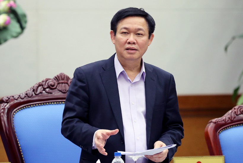 Phó Thủ tướng Vương Đình Huệ chỉ đạo tại cuộc họp. Ảnh: VGP/Thành Chung