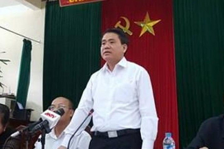 Chủ tịch Hà Nội Nguyễn Đức Chung phát biểu kết luận.