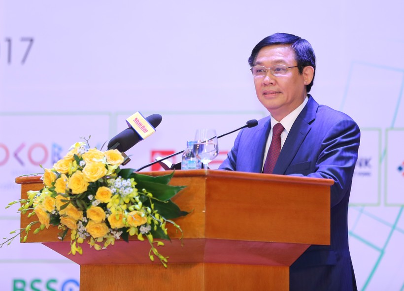 Phó Thủ tướng Vương Đình Huệ phát biểu tại Diễn đàn. Ảnh: VGP/Thành Chung
