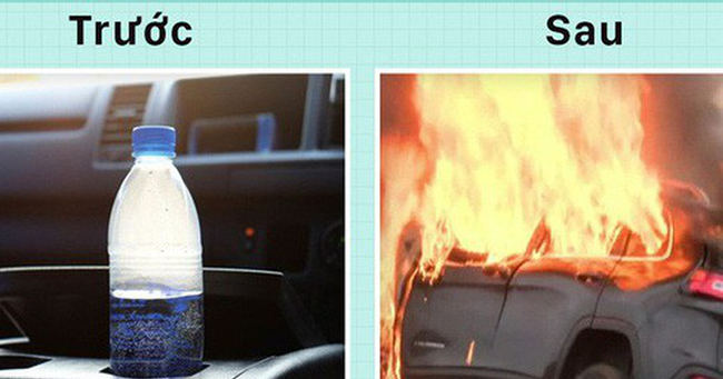 Vị trí đặt chai nước “Tử thần” trong xe ô tô mà rất nhiều người thường mắc phải