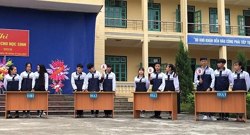 Học sinh Tuyên Quang vui học cùng Hội thi thí nghiệm - thực hành