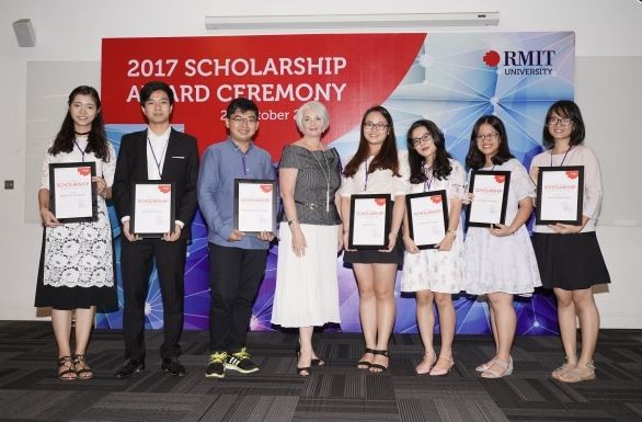 Những sinh viên nhận học bổng Hiệu trưởng của Trường ĐH RMIT Việt Nam năm 2017
