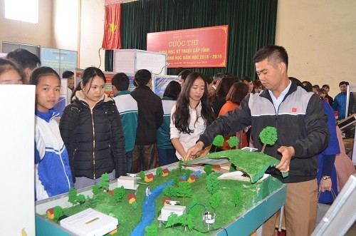 Một số dự án, sản phẩm tại cuộc thi Khoa học, kỹ thuật cấp tỉnh học sinh trung học Tuyên Quang năm học 2018-2019