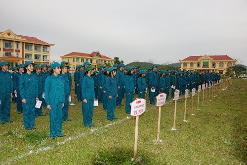VĐV của 30 trường THPT Tuyên Quang dự Lễ Khai mạc Hội thao Giáo dục Quốc phòng - An ninh 2019