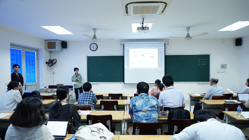 Hội thảo là cơ hội gặp gỡ, chia sẻ kinh nghiệm và kiến thức về ứng dụng công nghệ thông tin trong đào tạo ngôn ngữ Nhật. 
