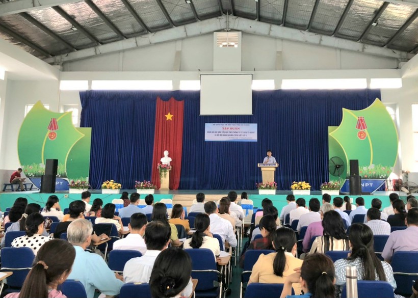 An Giang tổ chức tập huấn đổi mới đánh giá học sinh tiểu học theo Thông tư 27.