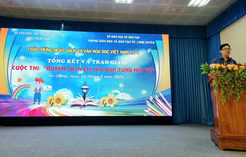 Thư viện tỉnh An Giang trao giải Cuộc thi "Quyển sách em yêu qua từng nét vẽ".