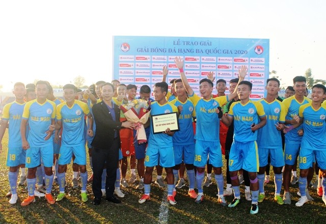 CLB Hải Nam Vĩnh Phúc chính thức giành vé tham dự Giải bóng đá hạng Nhì Quốc gia 2021 