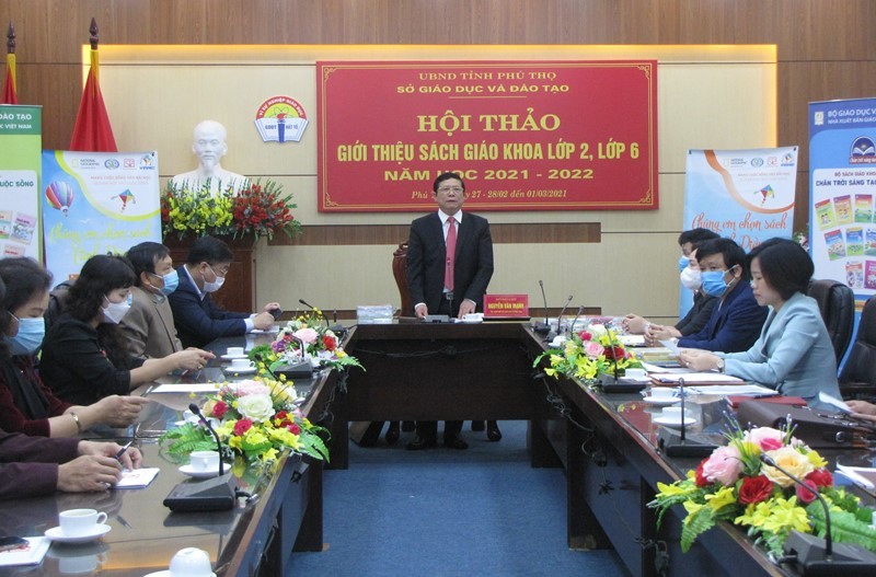 Giám đốc Sở GD&ĐT Phú Thọ Nguyễn Văn Mạnh phát biểu tại hội thảo
