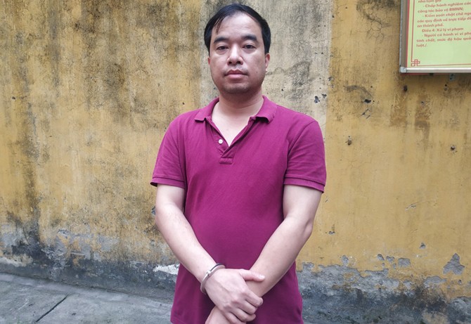 Nguyễn Thiên Bắc bị bắt giữ tại cơ quan công an