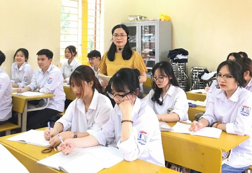 Giờ dạy Ngữ văn của cô giáo Trịnh Thị Hoài Giang, Trường THPT Vĩnh Yên (Vĩnh Phúc)