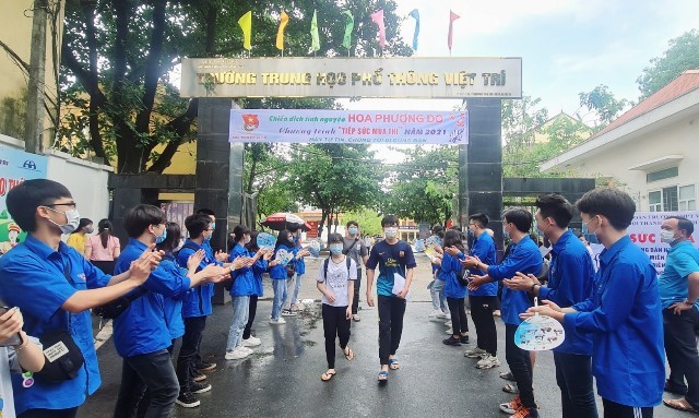 Thí sinh tại Phú Thọ đã hoàn thành 3 môn thi vào lớp 10 THPT công lập năm học 2021-2022