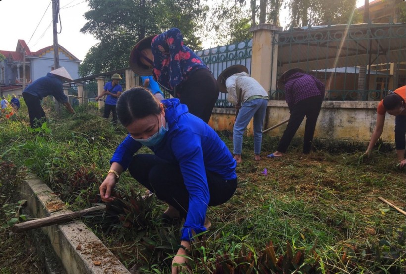 Trường học tại Tuyên Quang tích cực chuẩn bị cho năm học mới. Ảnh: Sở GD&ĐT Tuyên Quang