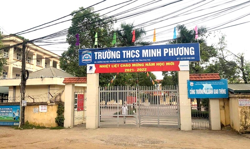 Trường THCS Minh Phương được hoạt động trở lại từ 2/10