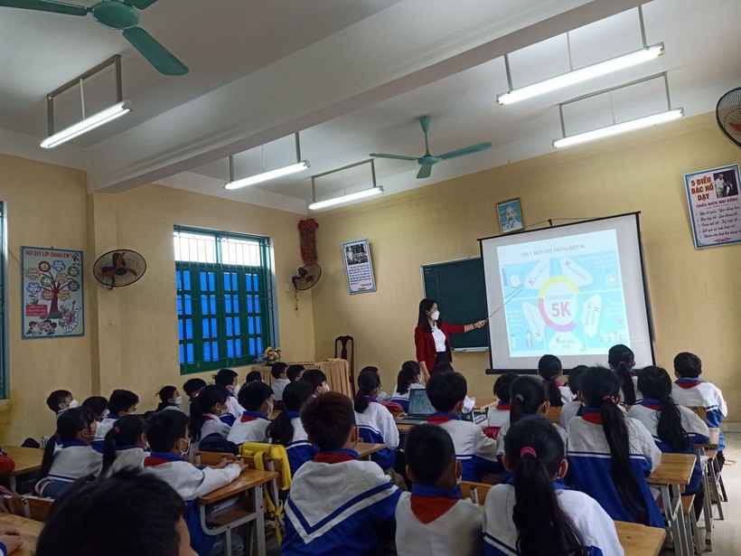 Cấp tiểu học tại Tuyên Quang sẽ dạy học 2 buổi/ngày đảm bảo an toàn. Ảnh: Sở GD&ĐT Tuyên Quang