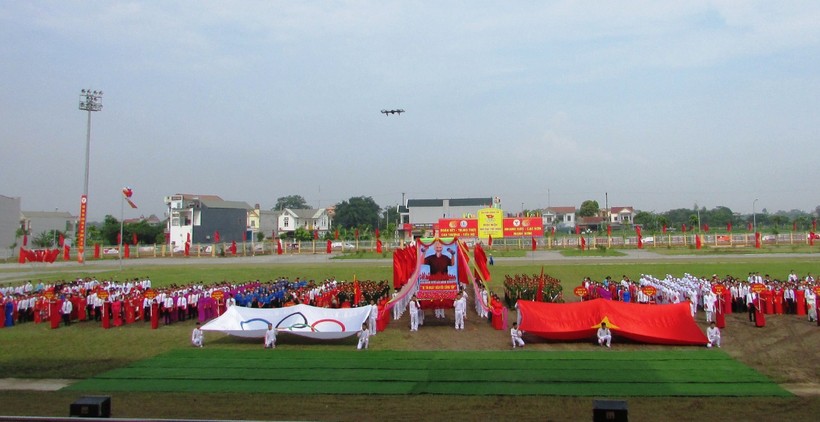 Hơn 1.000 VĐV tham dự Đại hội Thể dục thể thao huyện Sông Lô lần thứ IV
