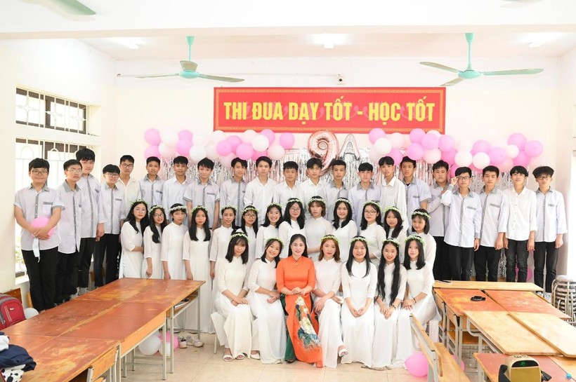 Cô giáo Chu Thị Thơm luôn biết cách truyền cảm hứng học môn Sinh cho học trò Trường THCS Tam Dương.