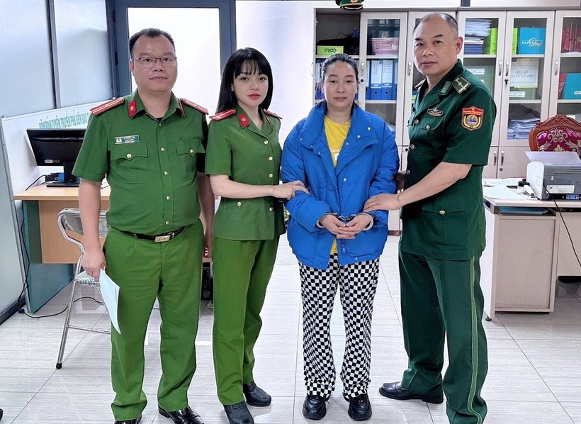 Lương Thị Huệ bị bắt sau 18 năm trốn truy nã. Ảnh: Công an tỉnh Tuyên Quang 